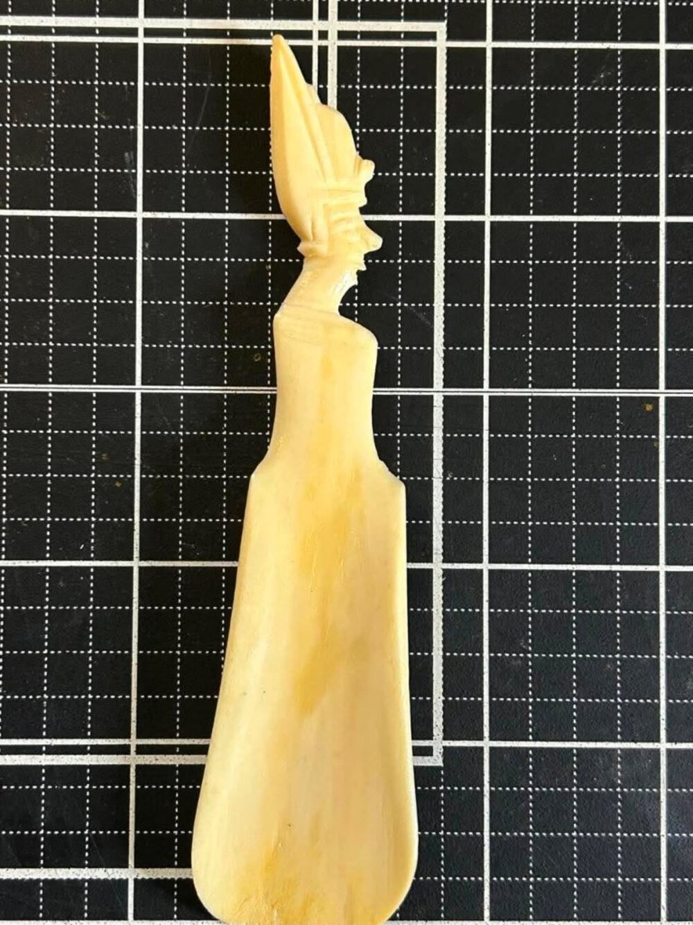 Vintage Bone Shoe Horn Letter Opener